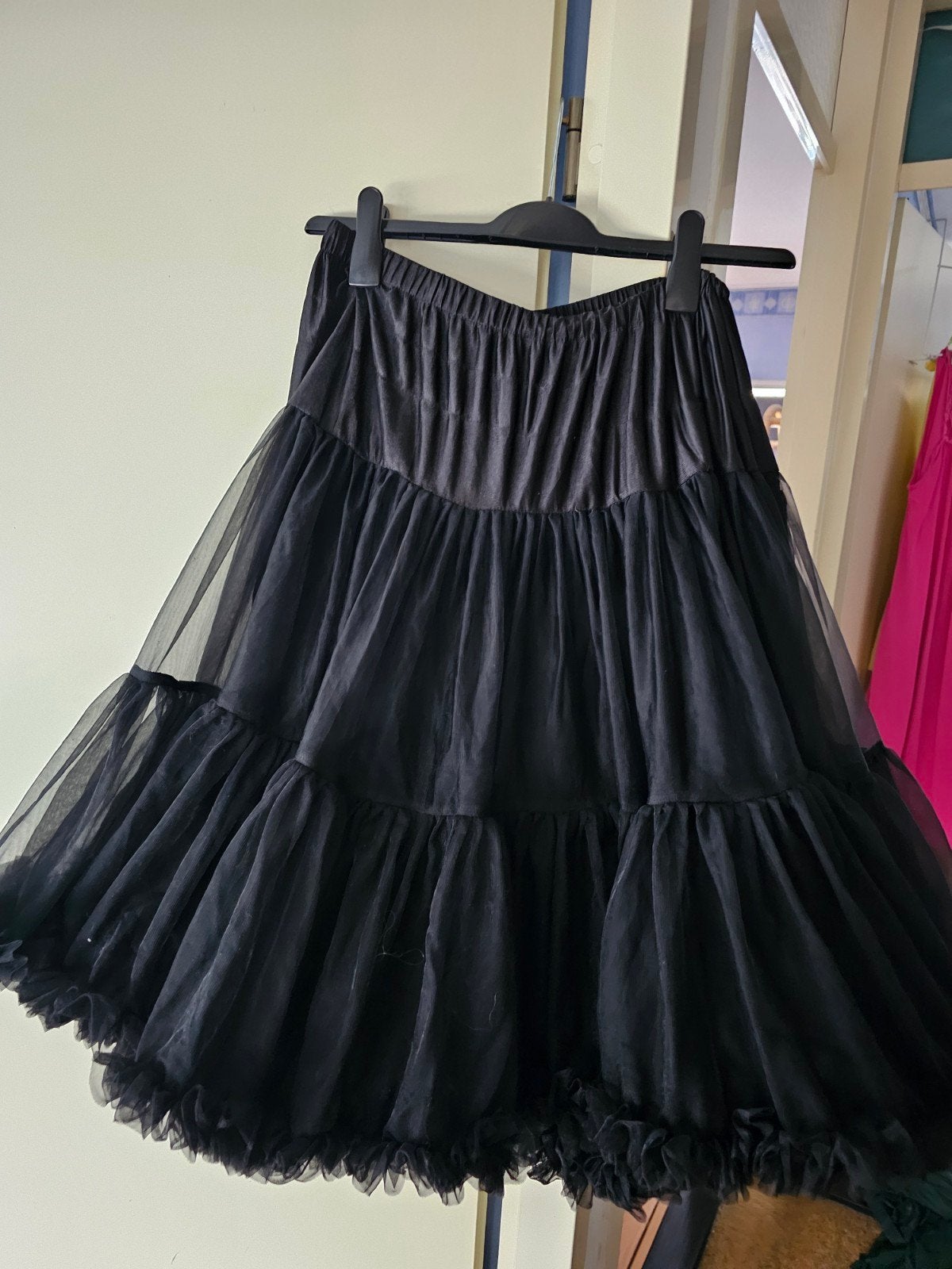 Prachtige Zwarte Volle BANNED Petticoat 2XL incl.verz €55,-, Verzenden, Zwart, Maat 46/48 (XL) of groter, Nieuw
