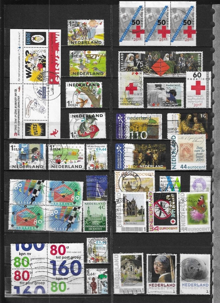 Kaartje gestempeld Nederland,A., Verzenden, Nederland