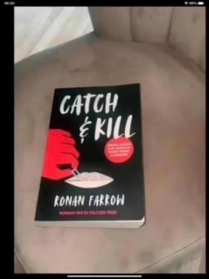 Catch and Kill - Ronan Farrow (roman), Gelezen, Ophalen of Verzenden, Ronan Farrow, Amerika