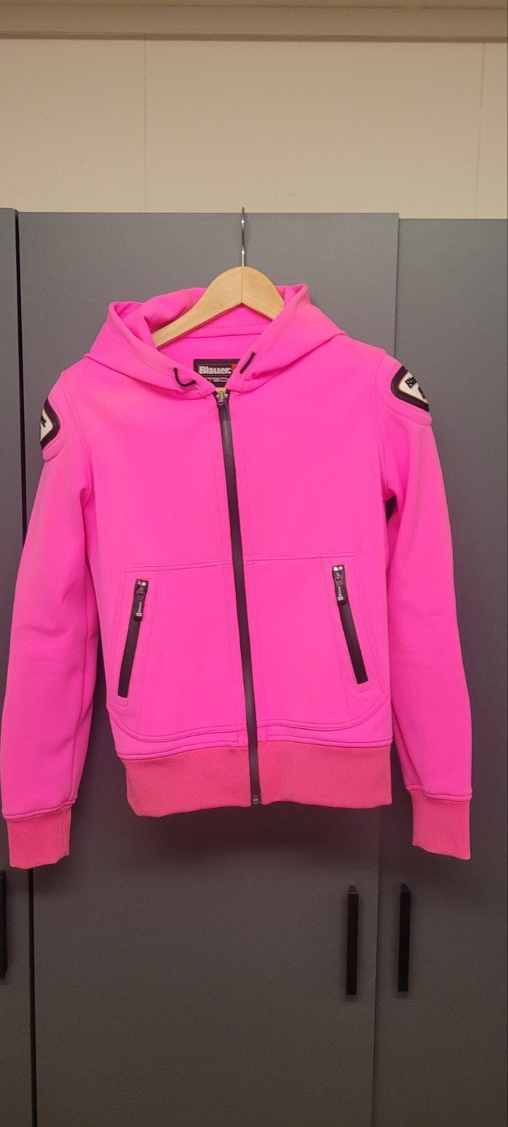 Blauer H.T. Hi-Tech Roze Motorjas Maat M (valt als S), Motoren, Kleding | Motorkleding, Ophalen of Verzenden, Jas | textiel