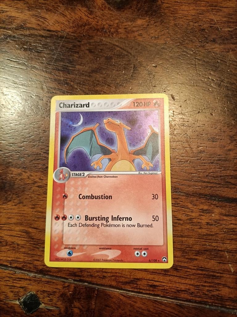 Charizard Holo Power Keepers Pokémon Kaart, Ophalen of Verzenden, Zo goed als nieuw, Losse kaart, Foil