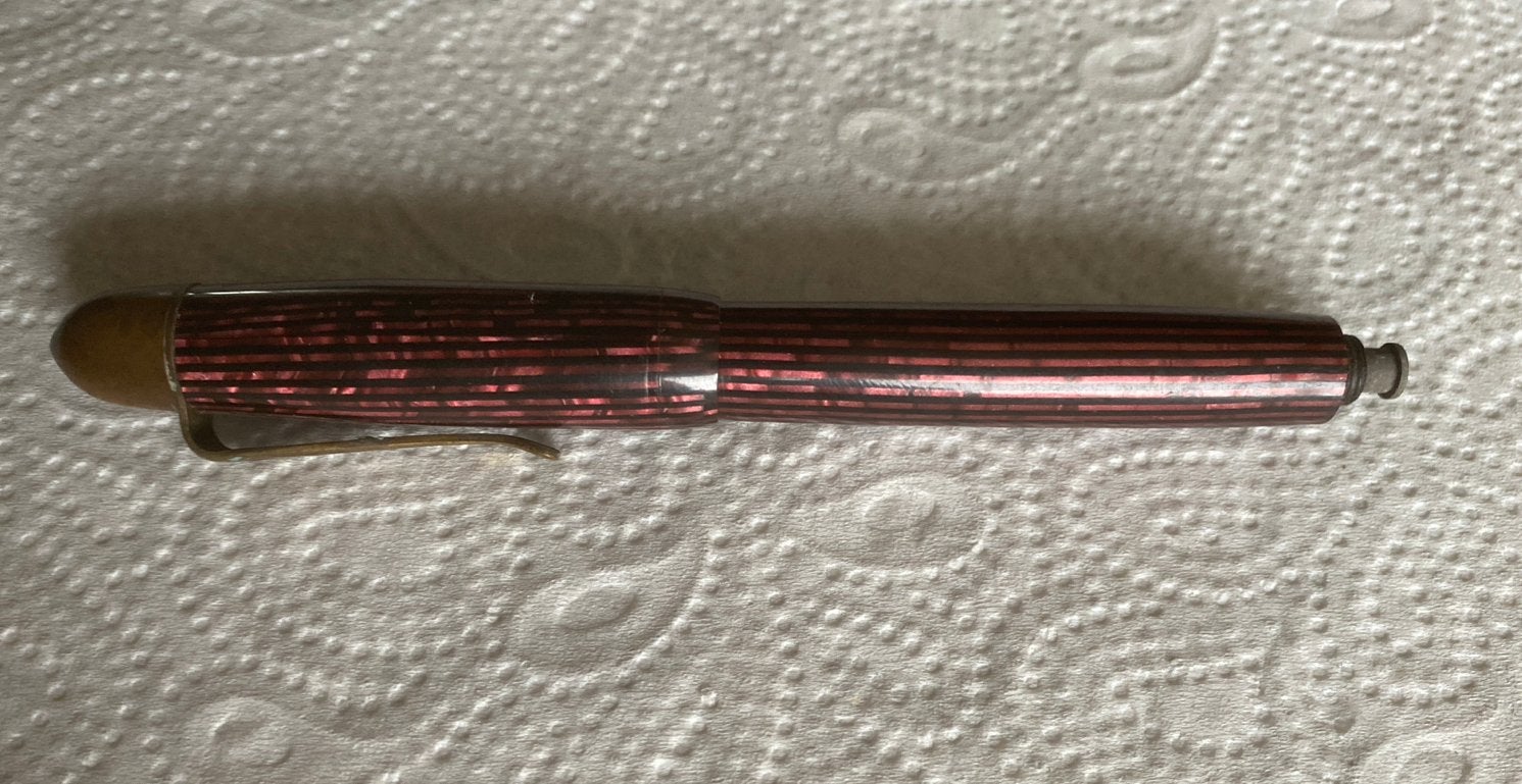 Vintage Vulpen HOVI - 14K Gouden Penpunt - USA, Ophalen of Verzenden