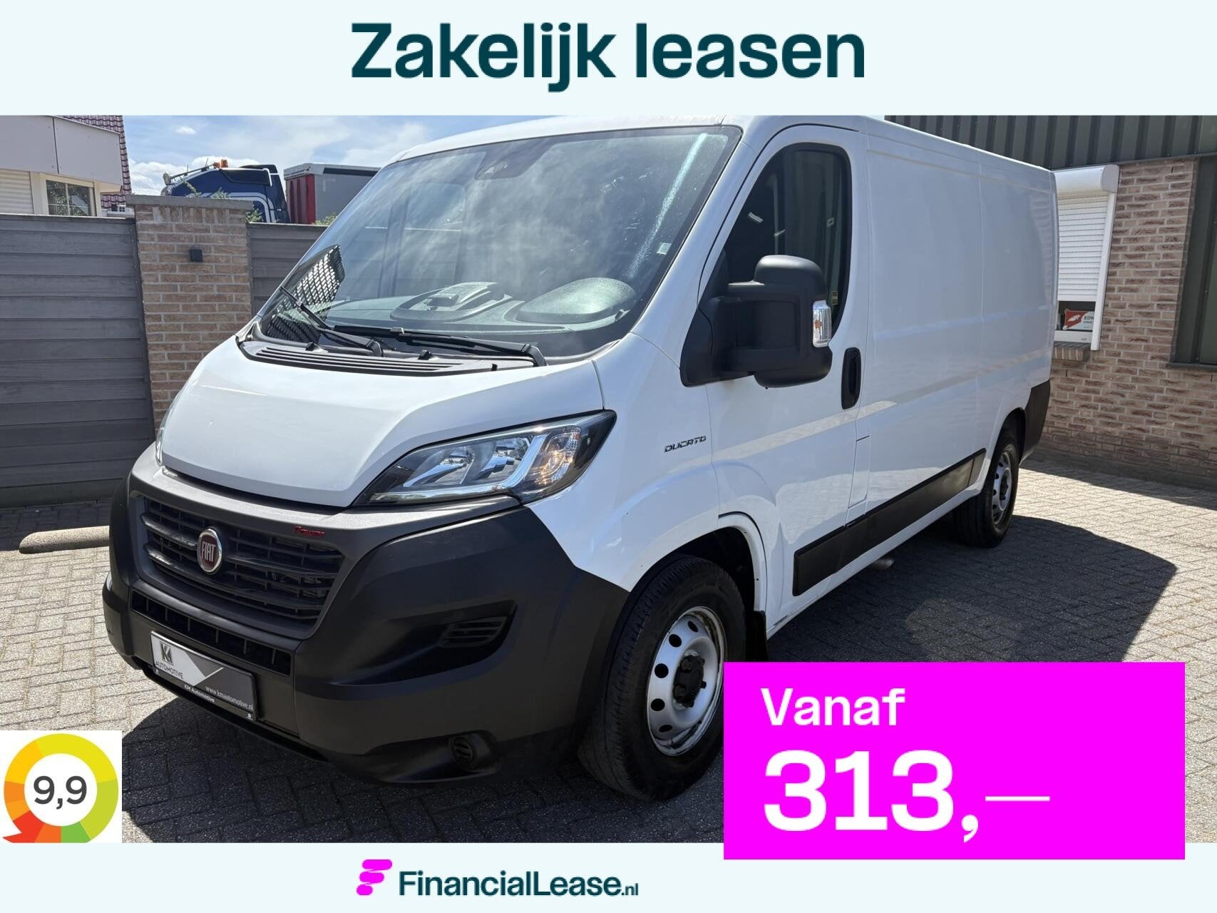 Fiat Ducato 35 2.3MultiJet L2H1 160pk Automaat|Carplay|Inric, Euro 6, 160 pk, Wit, Bedrijf