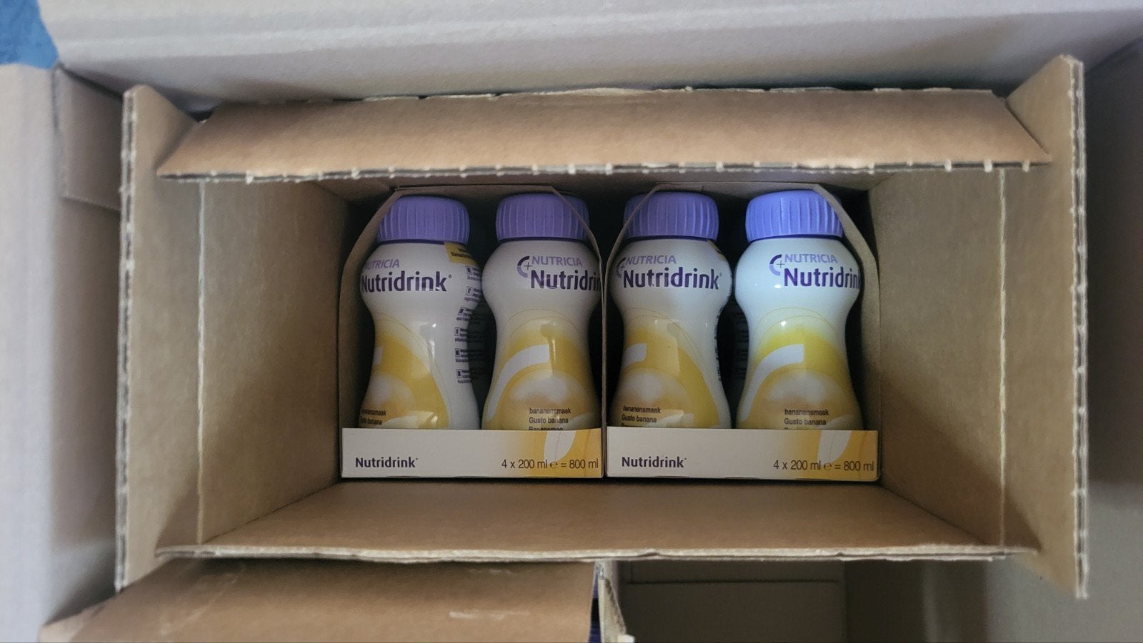 4 x 4 verpakkingen Nutridrink Banaan, Ophalen