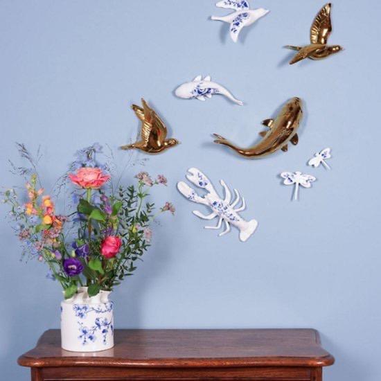 Wanddecoratie van Heinen Delfts Blauw. Moederdag Tip !, Steen/keramiek, Ophalen of Verzenden, Met ophangsysteem, Overige stijlen