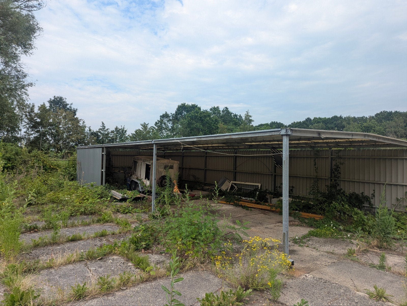 Carport 12 meter, Ophalen, 3 ramen of meer, Schuur, 400 cm of meer