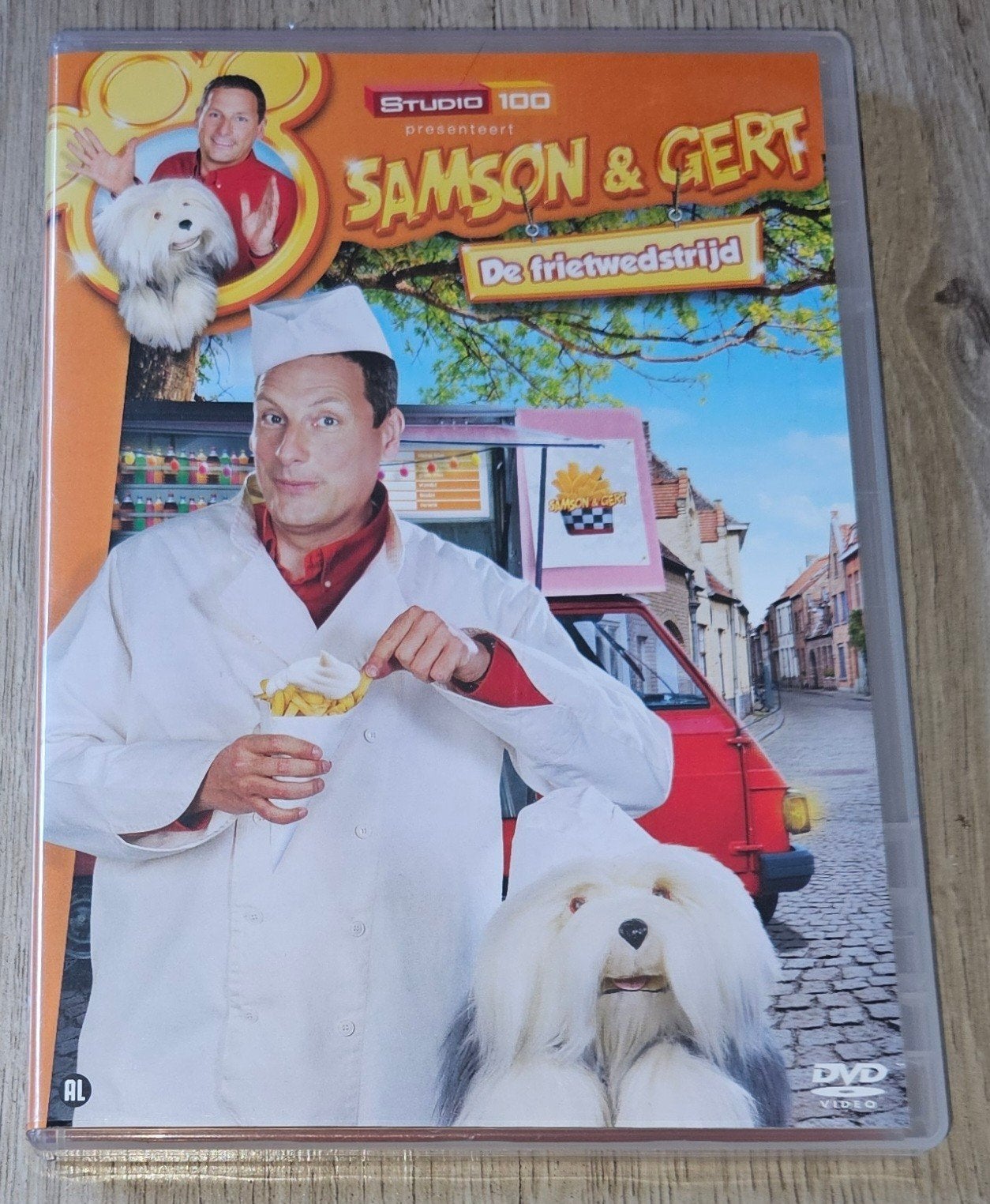Samson & Gert - De frietwedstrijd DVD, Gebruikt, Alle leeftijden, Ophalen of Verzenden, Komedie