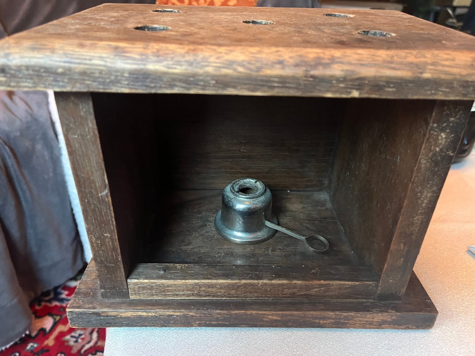 Houten stoof, Antiek en Kunst, Antiek | Woonaccessoires, Ophalen of Verzenden