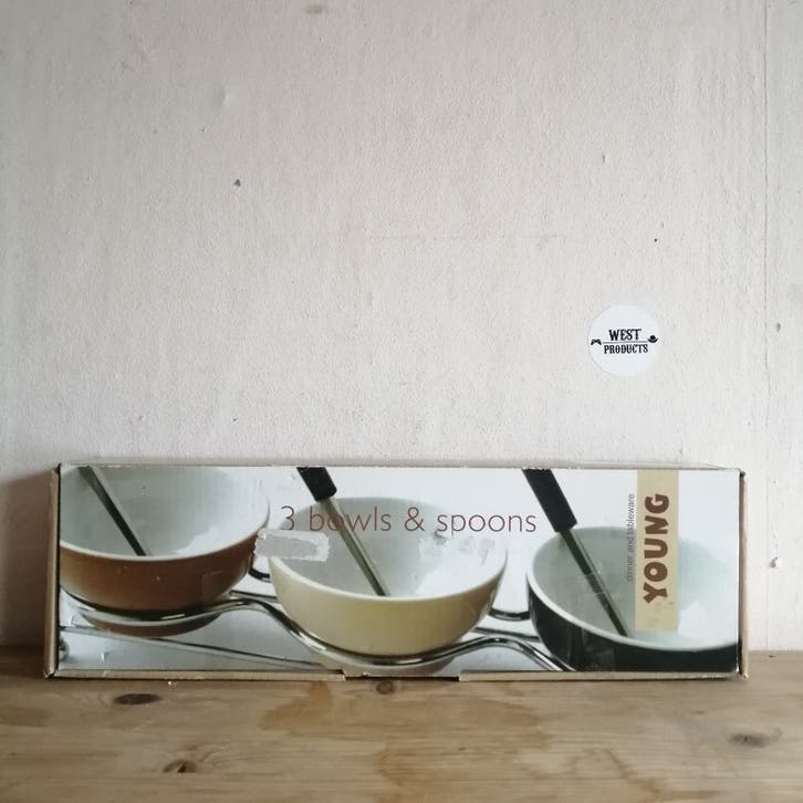 Nieuw: 3x Bowls & Spoons (Young)