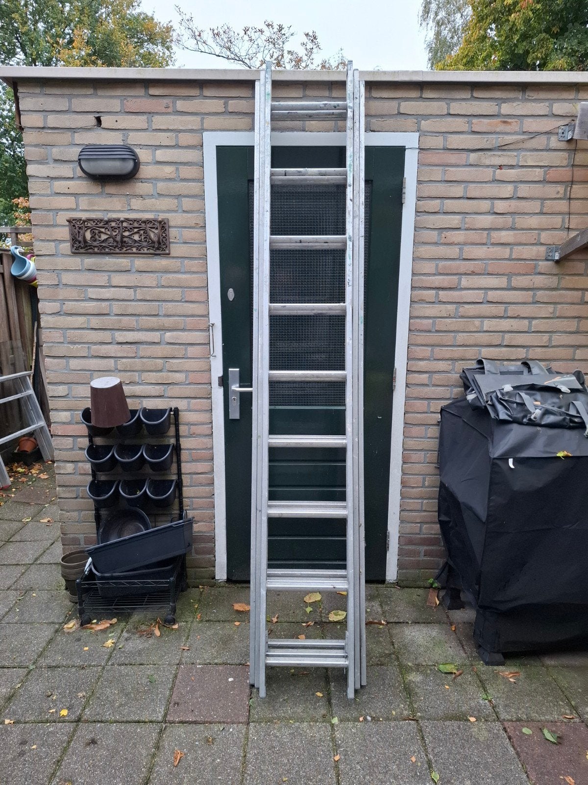 Lader Excelsior 3x9, Doe-het-zelf en Verbouw, Ladders en Trappen, Ophalen, Gebruikt, Ladder, Opvouwbaar of Inschuifbaar