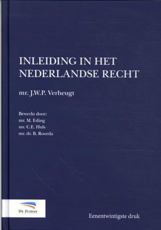 Inleiding in het Nederlandse Recht - J.W.P. Verheugt, Ophalen of Verzenden, Gamma, Zo goed als nieuw, WO