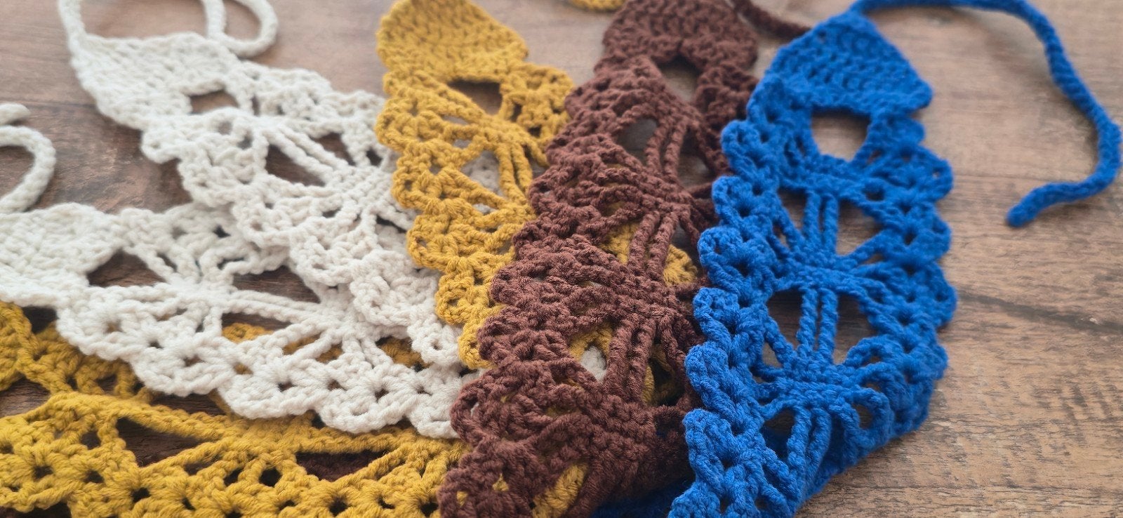 Gehaakte/crochet Haarband/Hoofdband - Diverse Kleuren, Ophalen of Verzenden, Nieuw, Overige materialen