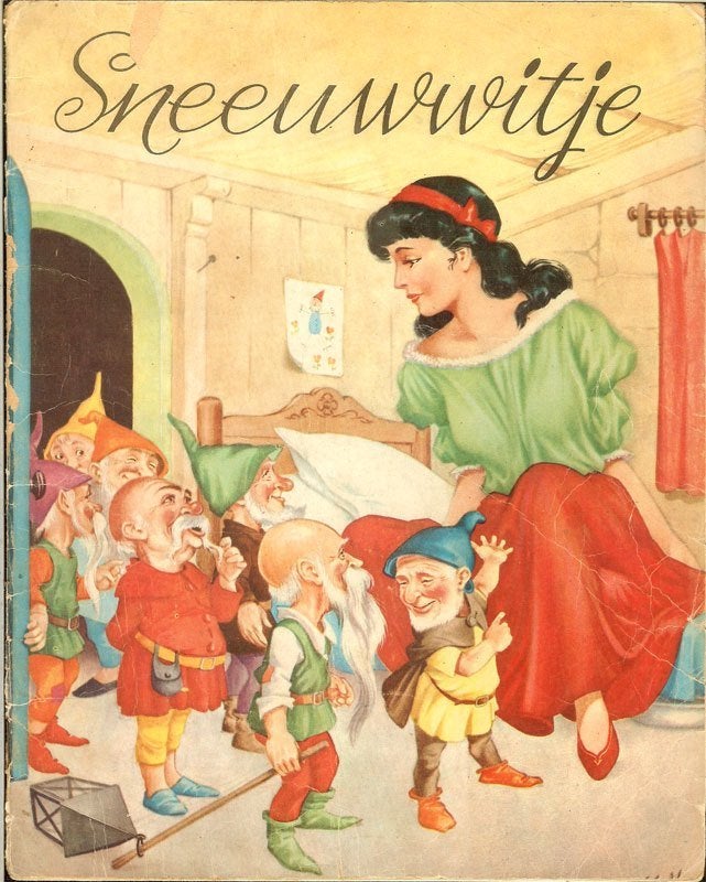 SNEEUWWITJE - verteld door A.Bouman, tekeningen J.C. van, Boeken, Ophalen of Verzenden, Gelezen