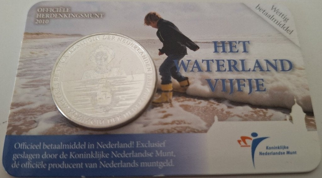 Coincard 2010 - Het Waterland Vijfje - UNC, Verzenden, Overige landen, 5 euro, Setje