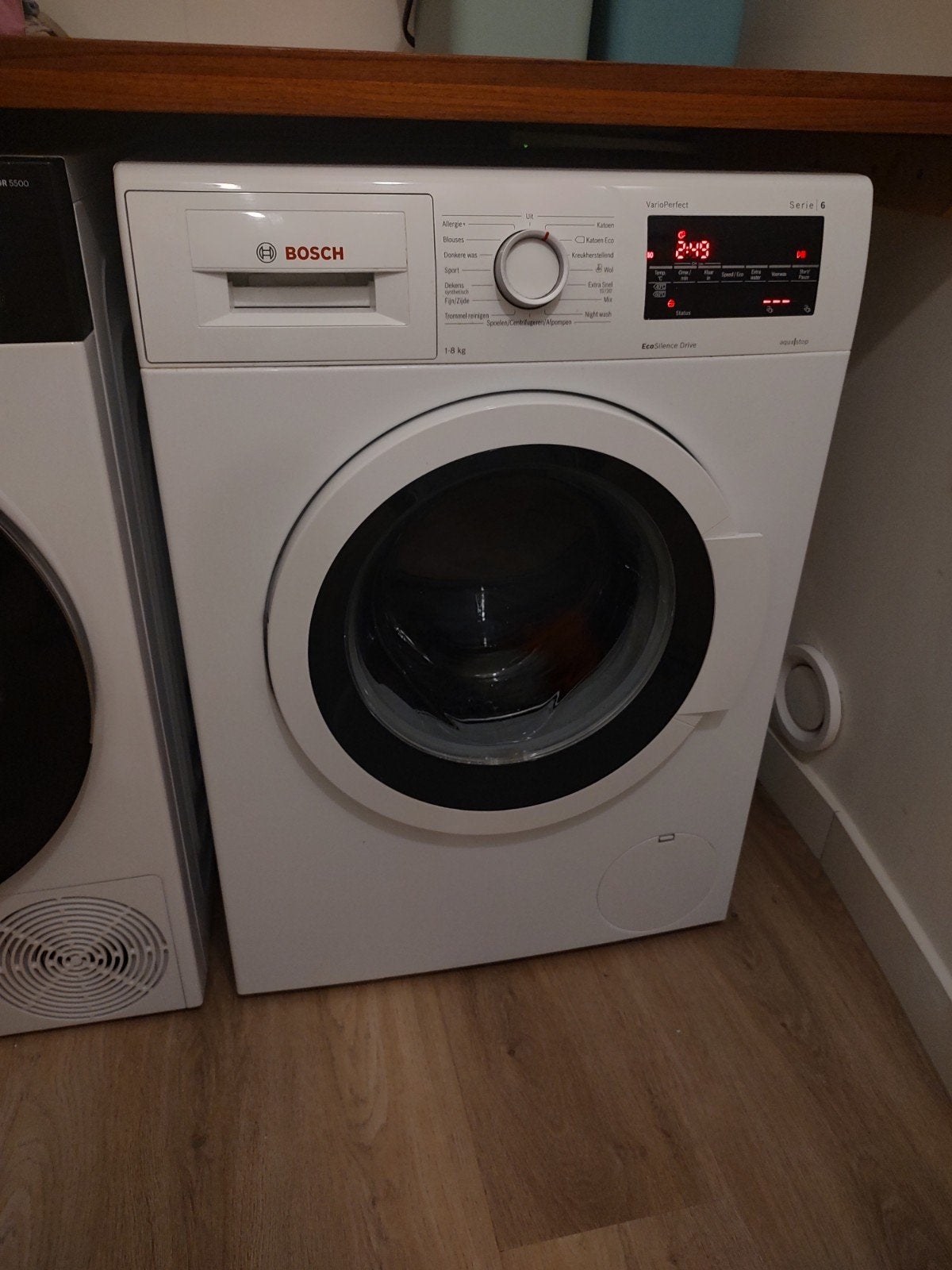 Bosch Serie 6 VarioPerfect Wasmachine 8kg (mei 2018), Witgoed en Apparatuur, Wasmachines, Ophalen, Gebruikt, Voorlader, 85 tot 90 cm