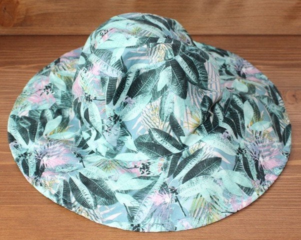 H&M – Zonnehoed met tropische print – 8-12 jaar, 134 t/m 140, Hoed, Jongen of Meisje, H&M