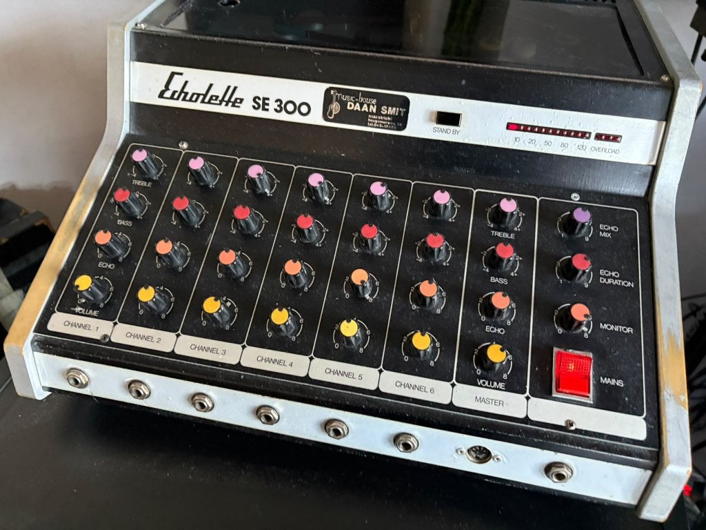 Echolette SE 300 Mooie tape echo en Analoge mixer, Ophalen, Gebruikt, 5 tot 10 kanalen