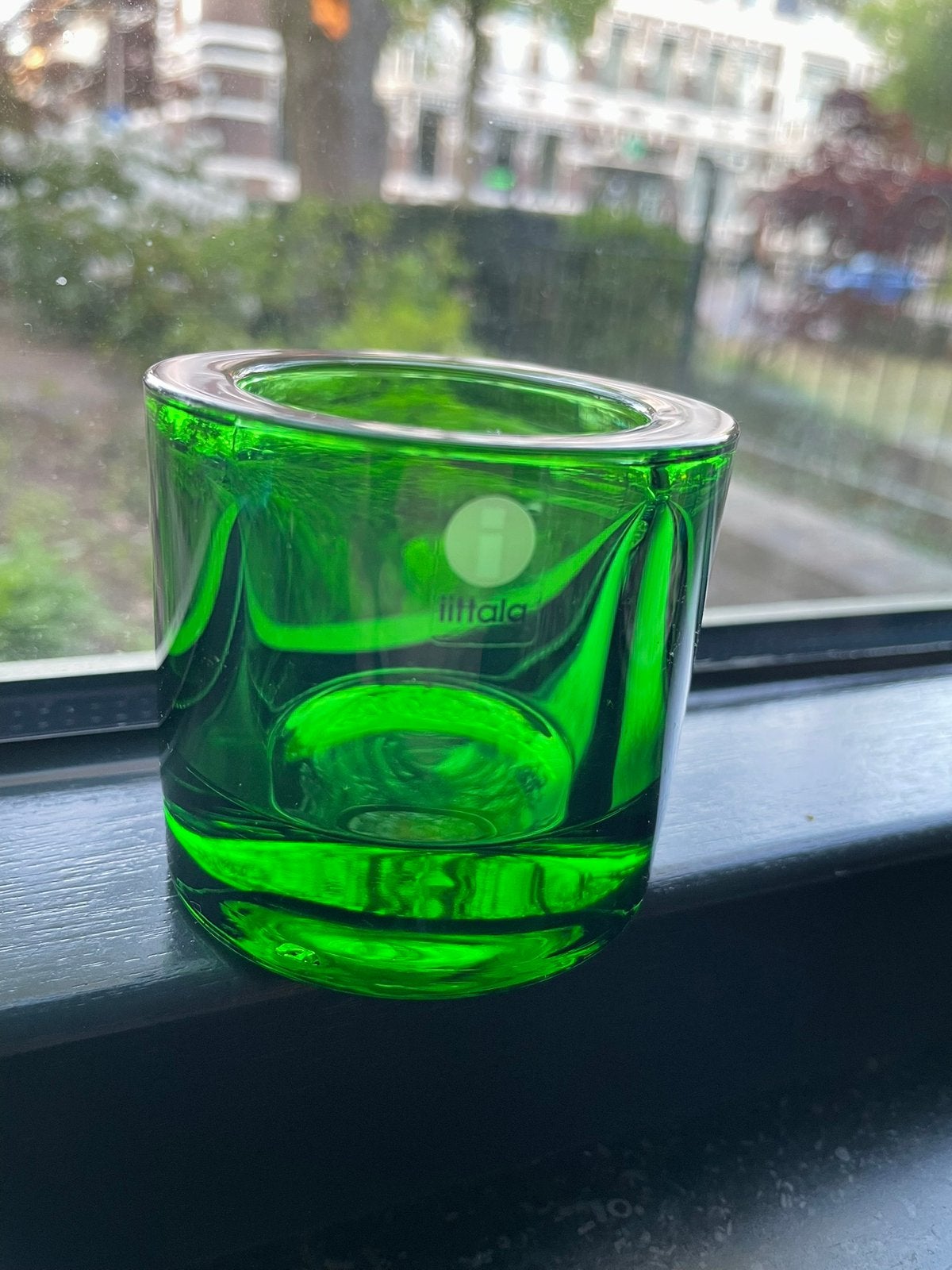 Iittala kivi marimekko waxinelichtje kartio green, Ophalen of Verzenden