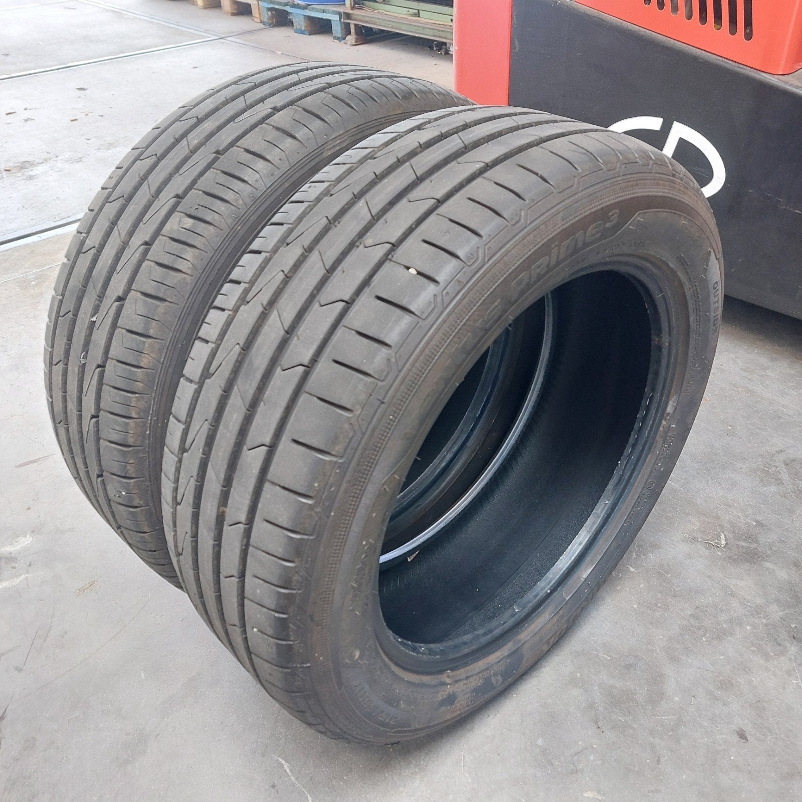 2x Hankook Ventus Prime 3 215/55 R17 Zomerbanden, Ophalen, 17 inch, Band(en), Personenwagen