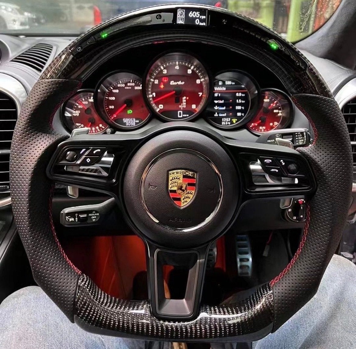 ACTIE! Porsche Custom Stuur - Carbon Fiber & Leder/Alcantara, Verzenden, Hemelstudio, Info@hemelstudio.com, 7824kc