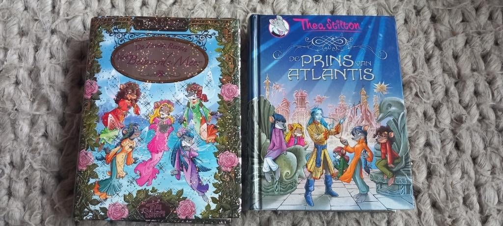 2 x thea stilton. Het betoverde meer. De prins van Atlantis, Boeken, Ophalen, Zo goed als nieuw, Fictie algemeen
