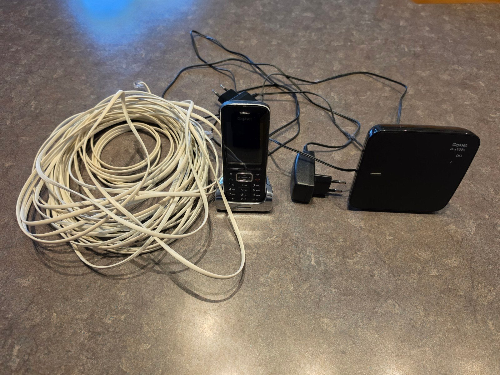 Vaste telefoon Gigaset SL450A met antwoordapparaat, Ophalen, Zo goed als nieuw, 1 handset