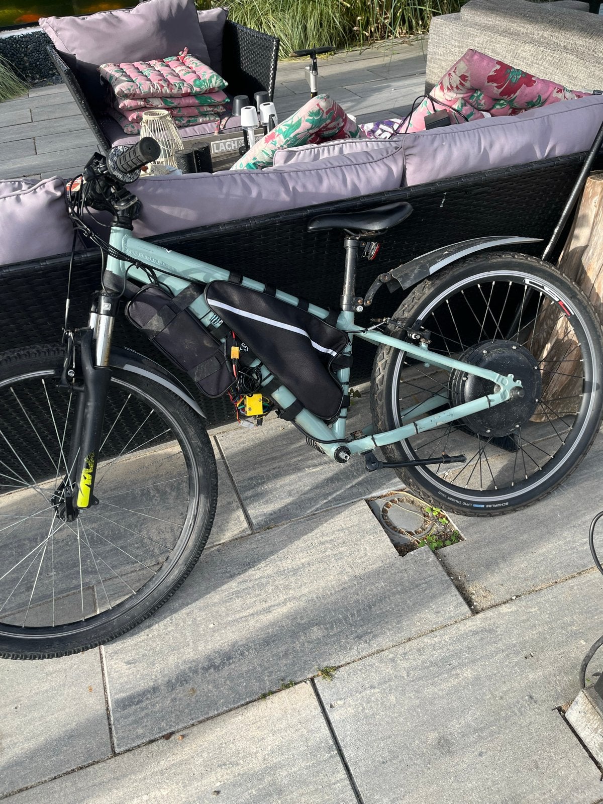 Foto 2 van omgebouwde mountainbike 1500 watt