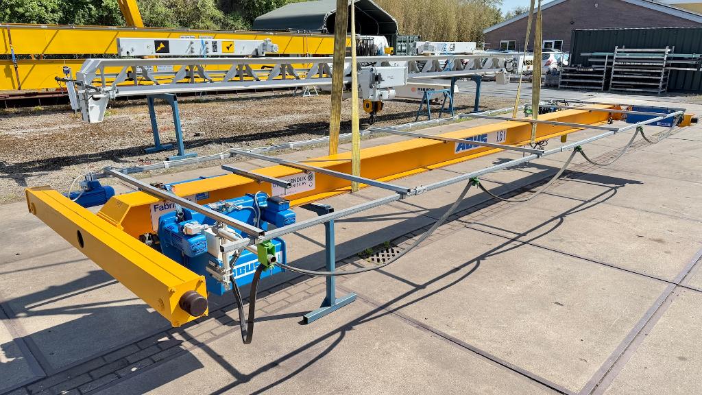 Bovenloopkraan Abus 7.800 mm / 1,6 ton / 1991 / i.g.st., Ophalen, Info@abus-kransysteme.de, Gebruikt, Sonnenweg 1, 51647 Gummersbach