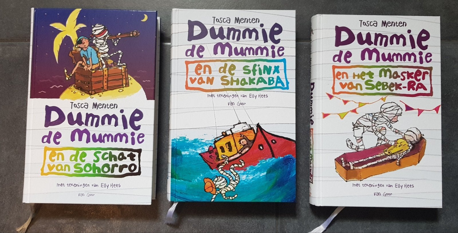 DUMMIE DE MUMMIE BOEKEN, Ophalen of Verzenden, Zo goed als nieuw
