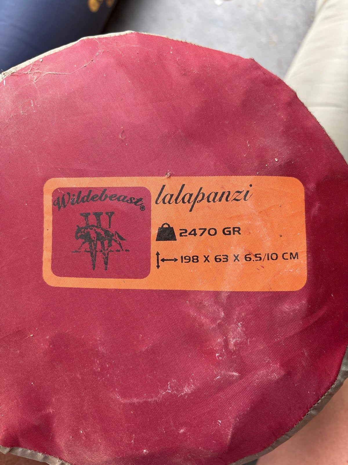 Wildebeast Lalapanzi Slaapmat - Comfortabel en Compact, Ophalen, Gebruikt