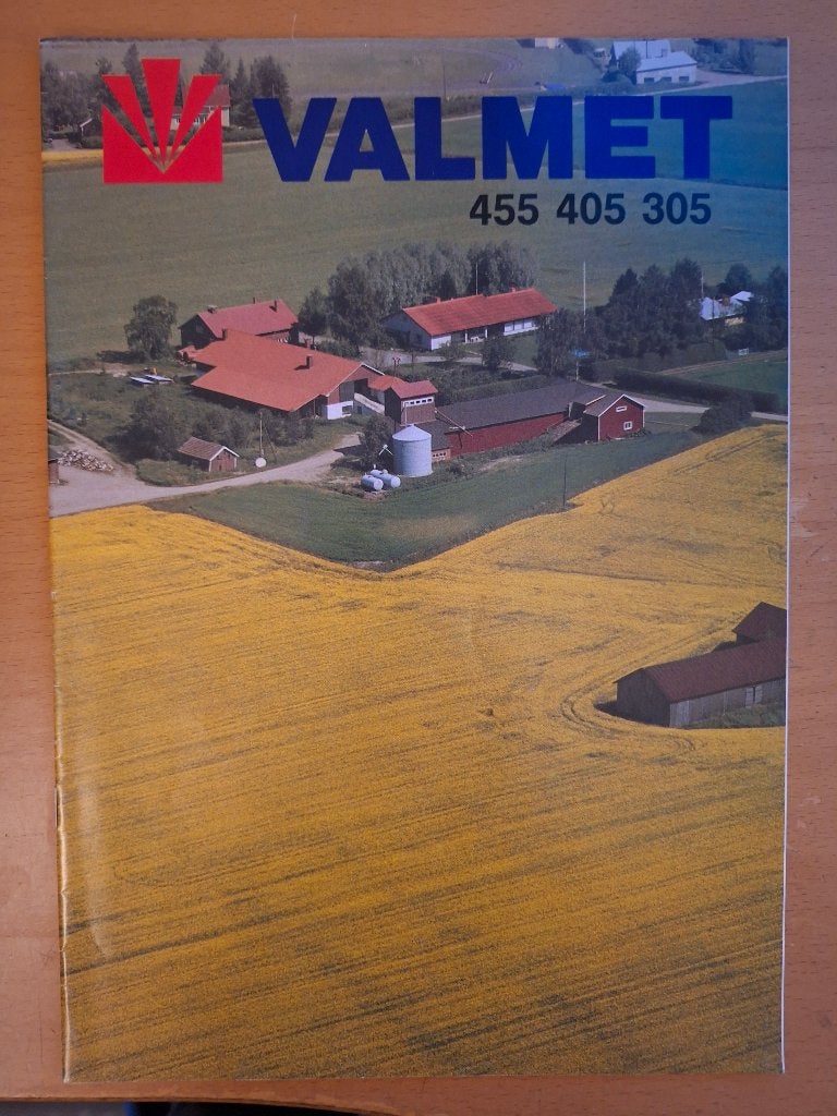 Folder Valmet 455, 405 en 305 Nederlandstalig, Ophalen of Verzenden, Gelezen, Tractor en Landbouw