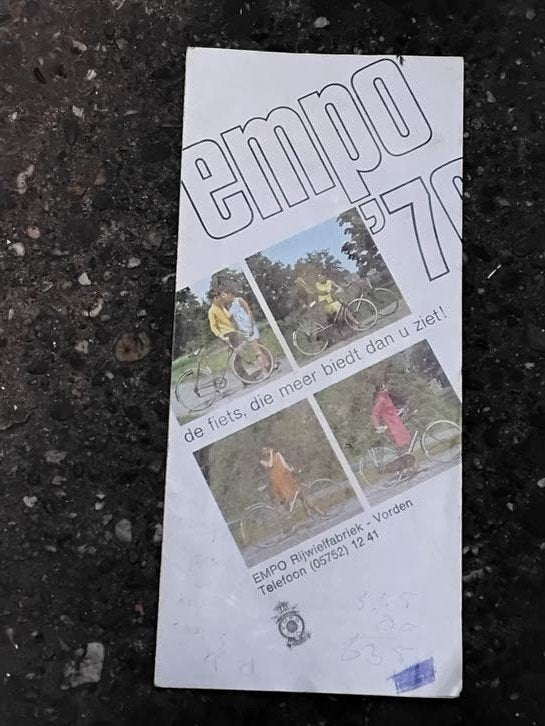 NIEUWE EMPO FOLDER, Ophalen of Verzenden