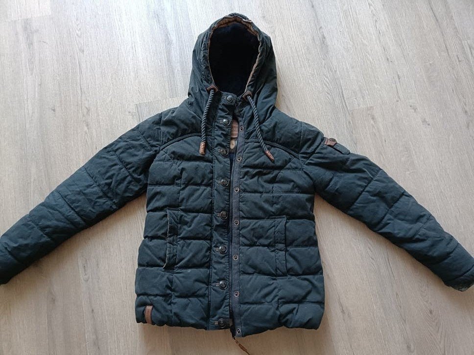 Naketano winterjas dames maat L, Kleding | Dames, Zwart, Maat 42/44 (L), Ophalen of Verzenden, Gedragen