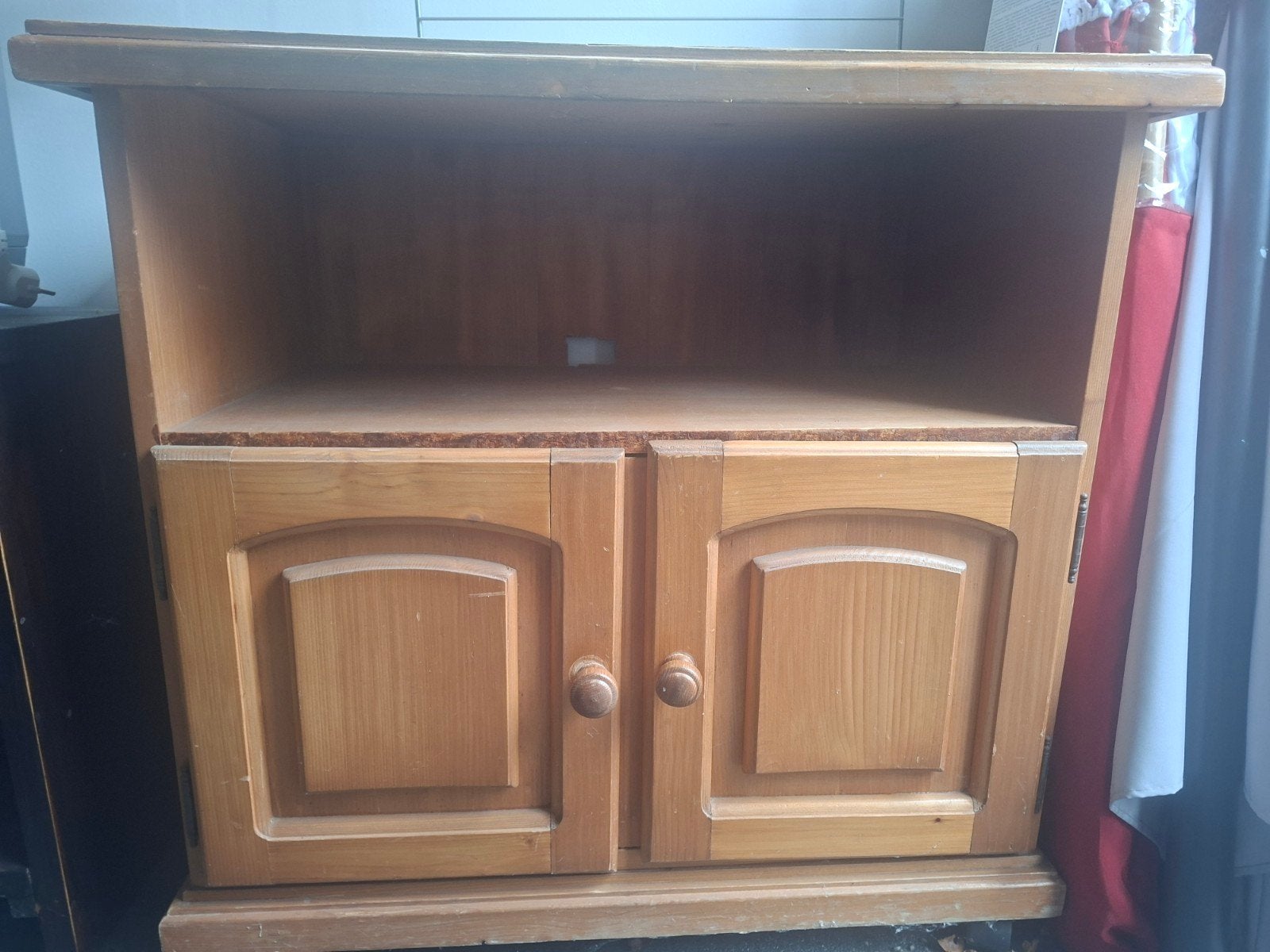 Houten kastje met 2 deurtjes, Ophalen, Gebruikt, 50 tot 100 cm, Minder dan 100 cm