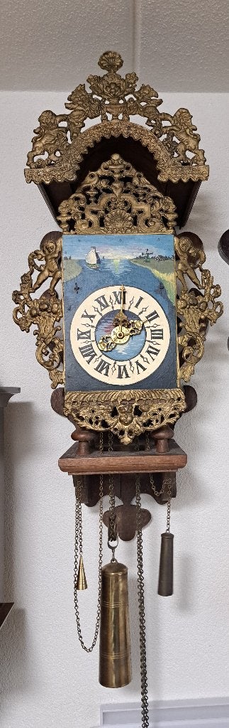 Friese stoeltjesklok, Antiek en Kunst, Ophalen