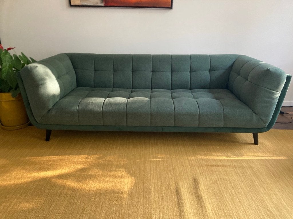 3-Zitsbank Groen – Eijerkamp Collectie Lois, Ophalen, Driepersoons, 75 tot 100 cm, Zo goed als nieuw
