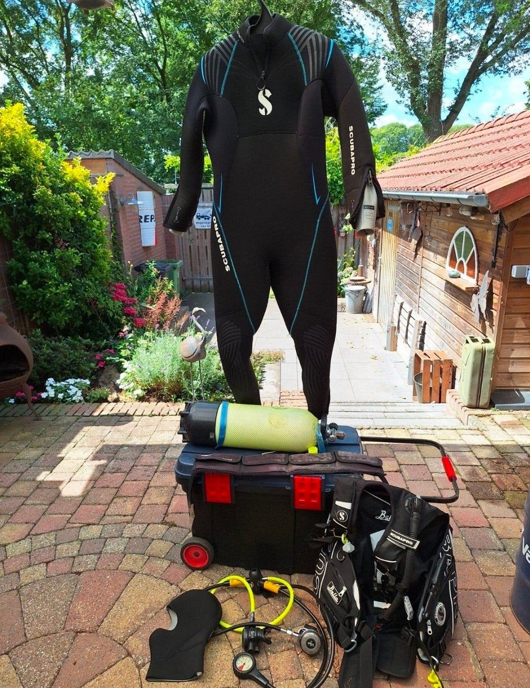 complete duikuitrusting Scuba Pro pak en trimvest Nieuwstaat, Watersport en Boten, Duiken, Ophalen of Verzenden