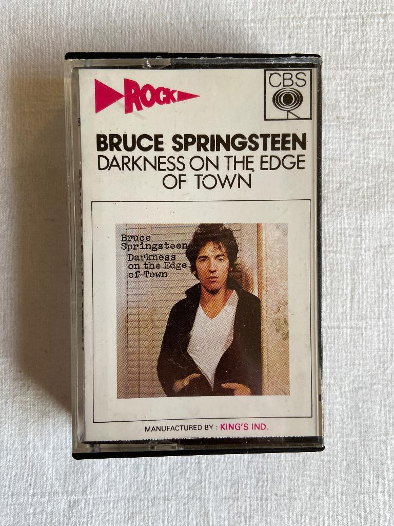 bruce springsteen - darkness on the edge of town-CASSETTE !, Gebruikt, 1 bandje, Ophalen of Verzenden, Origineel