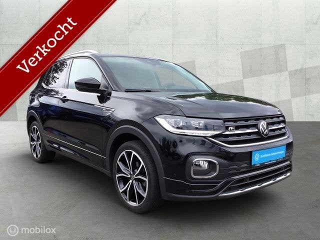 Volkswagen T-Cross 1.0 TSI I R LINE I Camera I LED I 18 Inch, Gebruikt, Zwart, Met garantie (alle), 116 pk