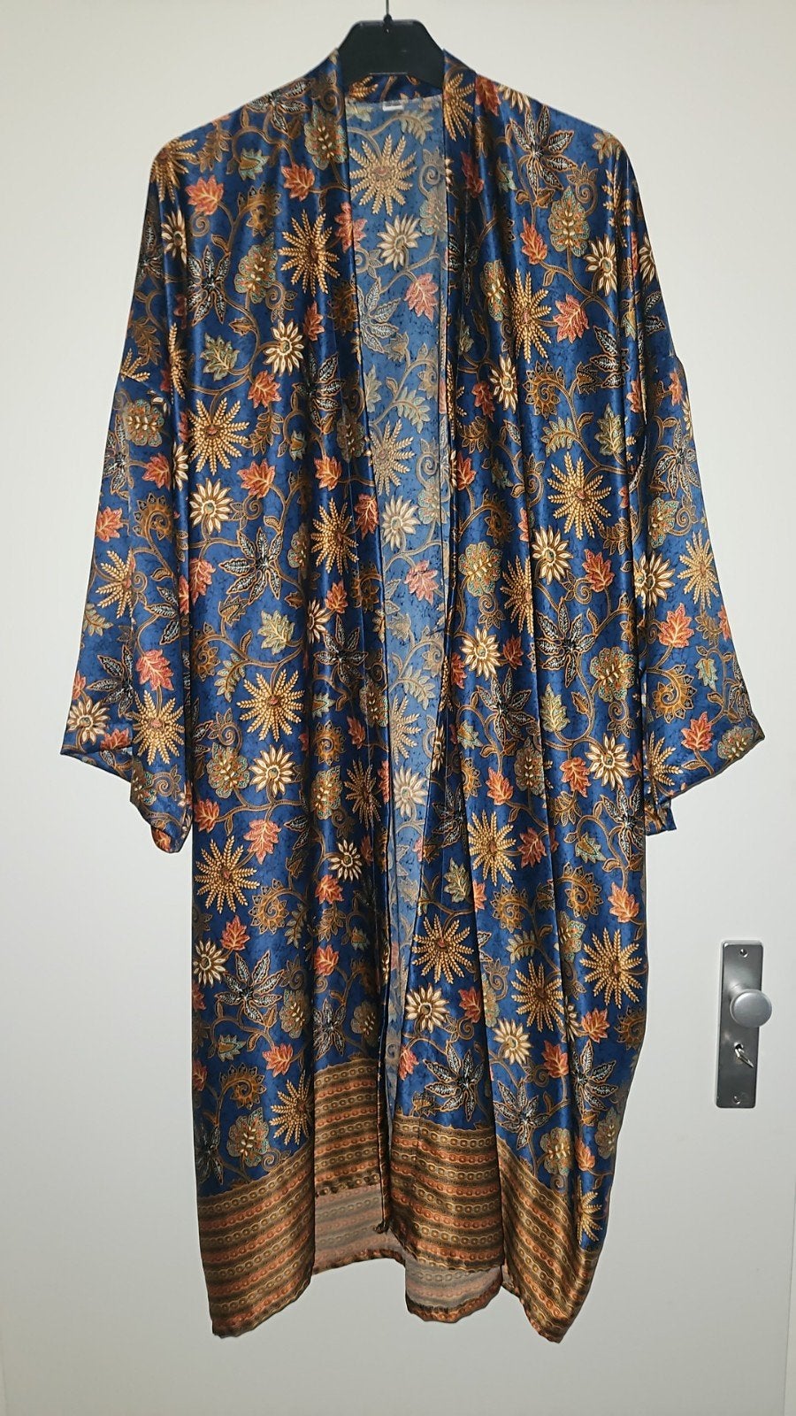 100% Zijden Kimono Handgemaakt Indonesië Boho Batik one size, Kleding | Dames, Grote Maten, Ophalen, Nieuw, Trui of Vest