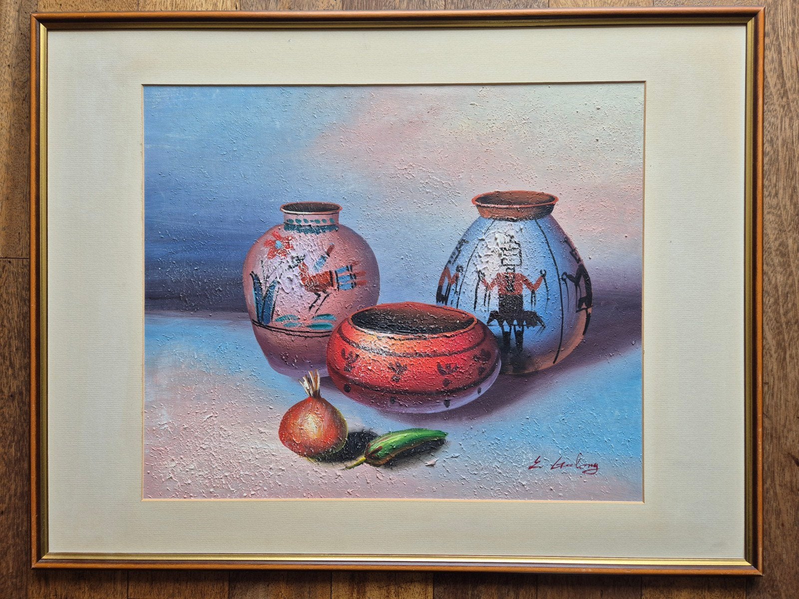 Schilderij in Amerkaanse zuidwesten style, Ophalen