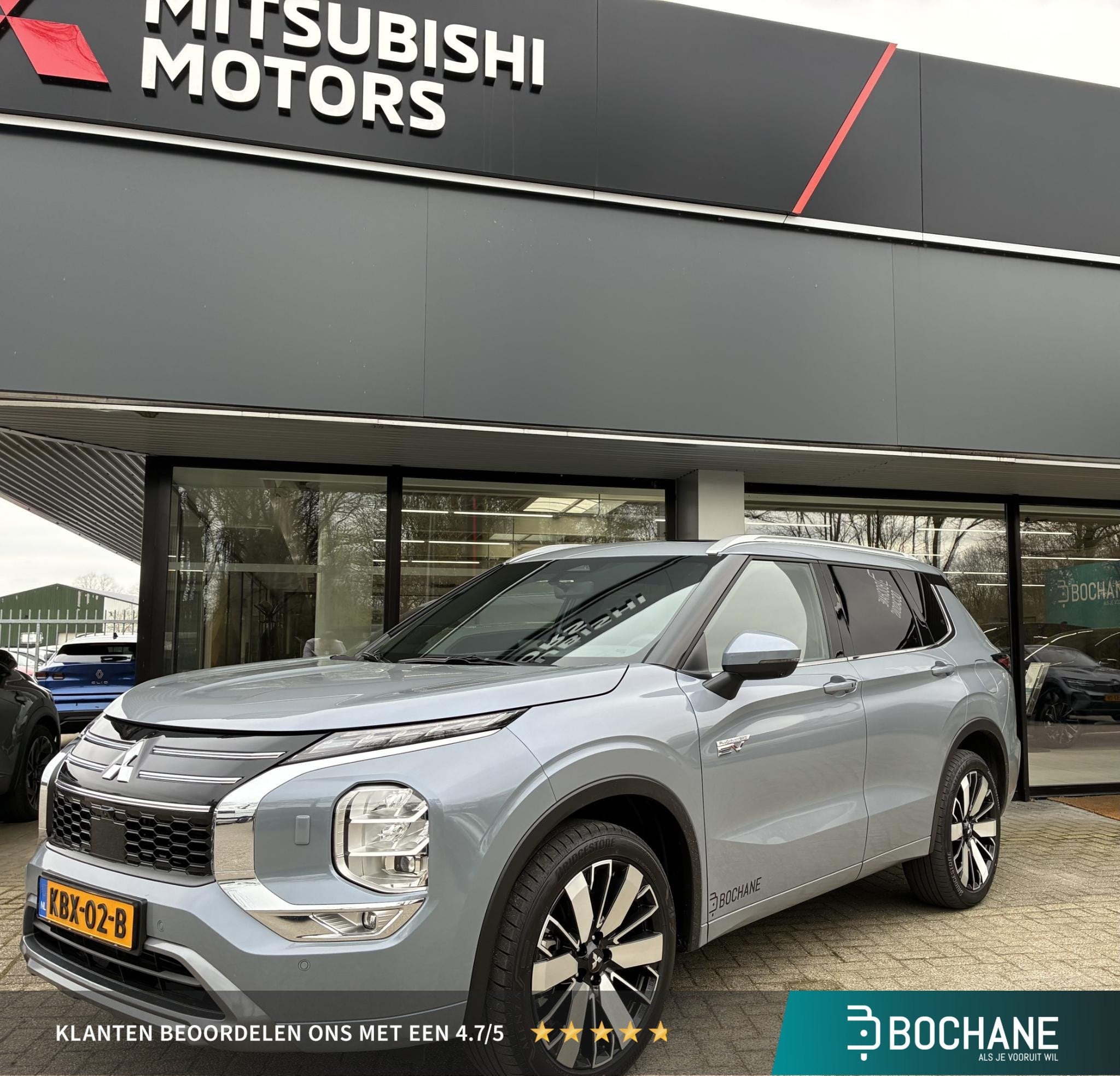 Mitsubishi Outlander 2.4 PHEV Instyle | DEMO | Lederen bekle, Auto's, Mitsubishi, Automaat, 2095 kg, Outlander, 4 cilinders