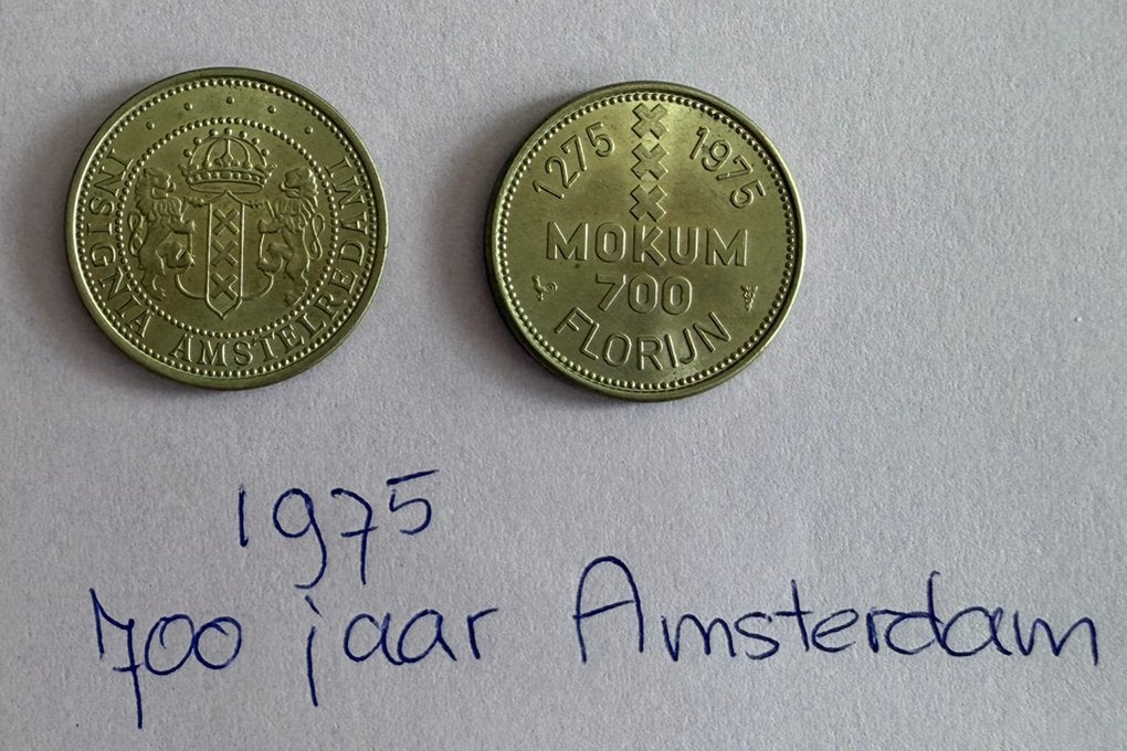Amsterdam 700 jaar, Ophalen of Verzenden, Koningin Juliana, Overige waardes, Losse munt