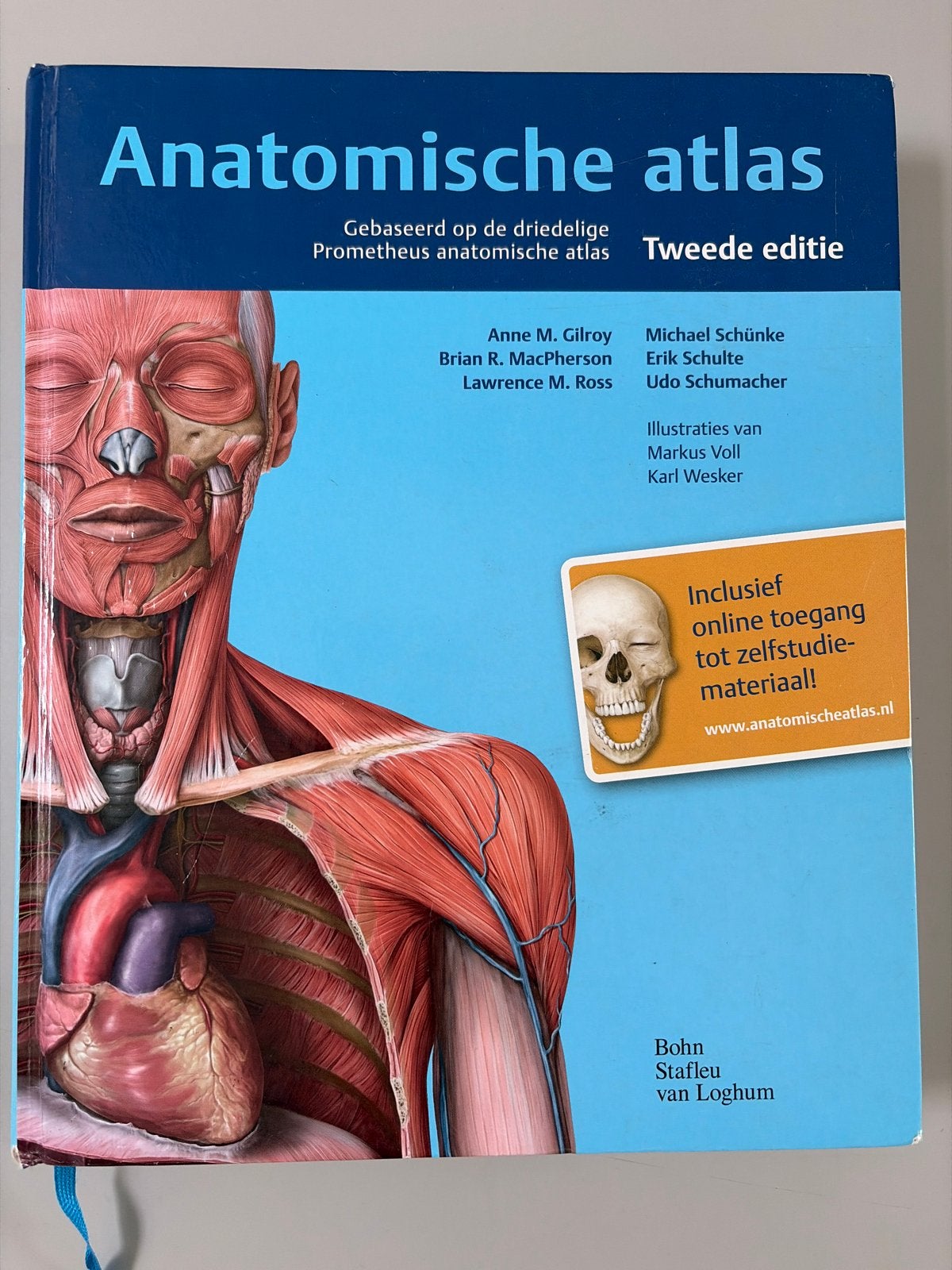 Anatomische atlas - Tweede editie, Boeken, Studieboeken en Cursussen, Ophalen of Verzenden, Beta, Gelezen, HBO