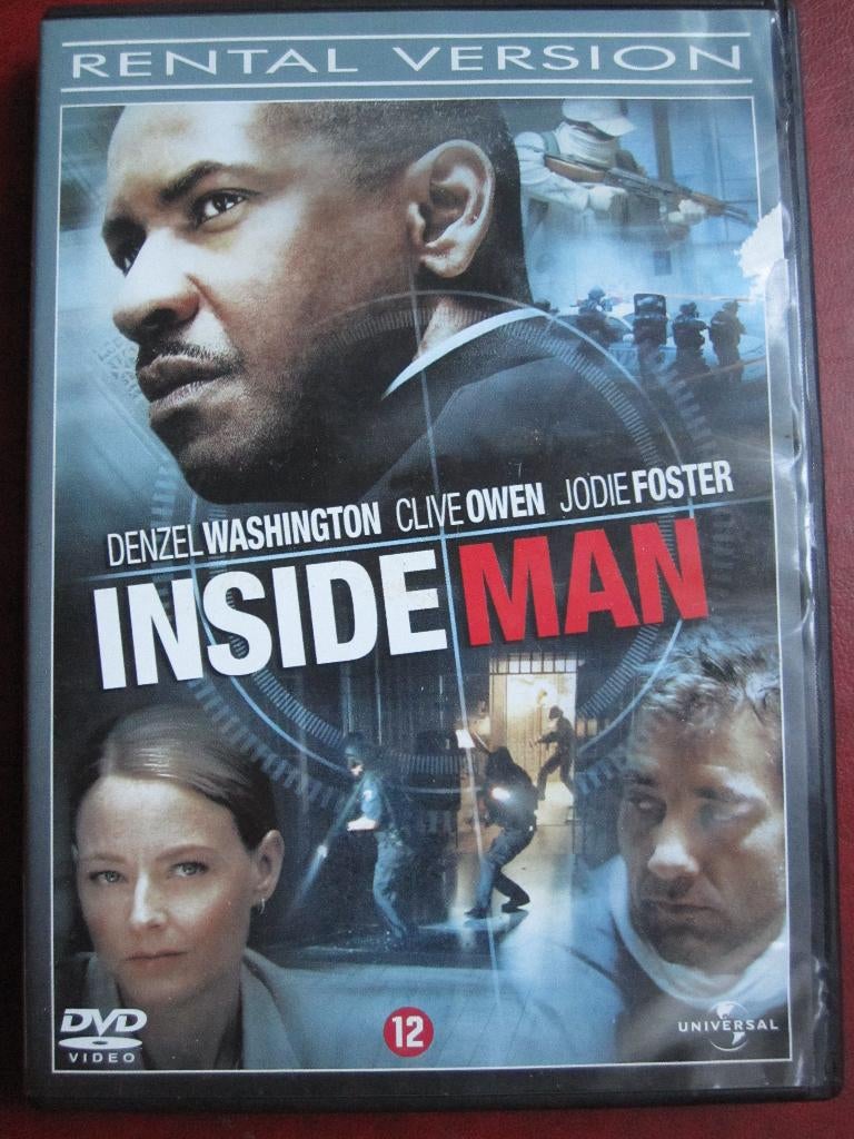 Inside Man (2006), Cd's en Dvd's, Vanaf 12 jaar, Ophalen of Verzenden, Zo goed als nieuw, Actiethriller