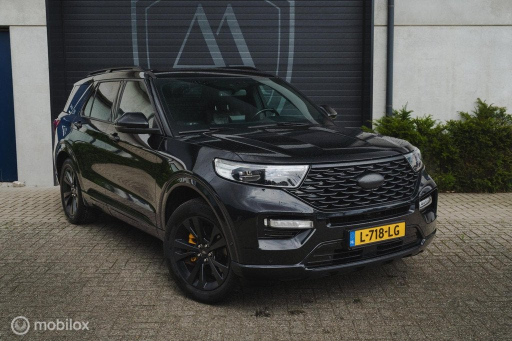 Ford Explorer 3.0 V6 PHEV ST-Line B&O Pano 360c Trekhaak 20', Auto's, Ford, Automaat, Euro 6, 2441 kg, Zwart