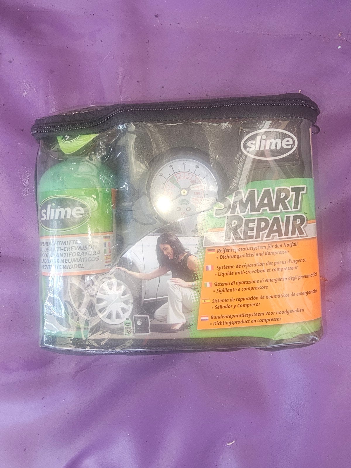 Slime Smart Repair Bandenreparatieset met Compressor, Verzenden
