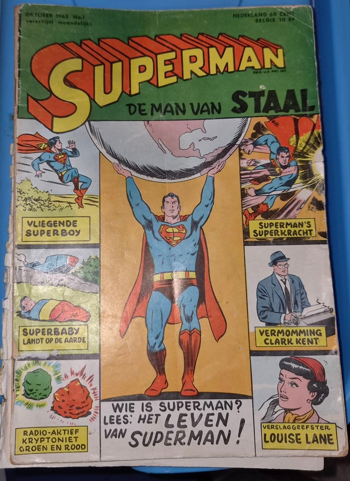 Superman De Man Van Staal - Oktober 1968 Nr. 1, Ophalen of Verzenden