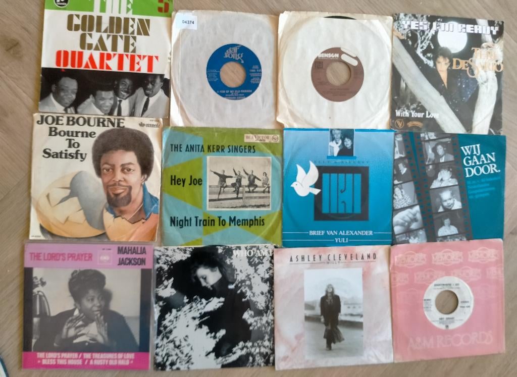 Singles gospel 12x 7 inch, Ophalen of Verzenden, Zo goed als nieuw