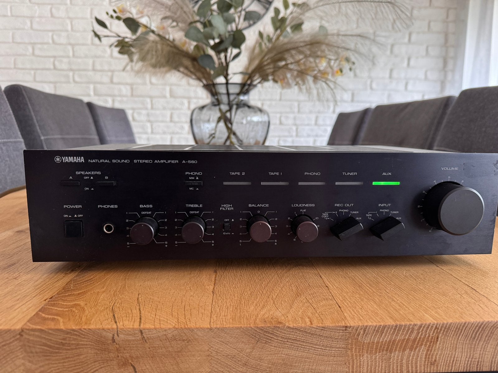 Te koop!! Yamaha A-560, Ophalen, Gebruikt, Yamaha, 60 tot 120 watt